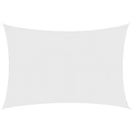 casa pura Wasserabweisendes Sonnensegel Weiß 3 x 5 m