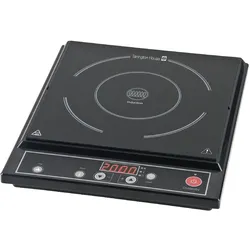Tarrington House Induktionskochfeld IC2020AB, Kristallglasplatte, 35.6 x 29 x 6.3 cm, mit LED-Anzeige, schwarz
