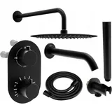 Mexen Kai DR70 Unterputz-Badewannen-/Brausegarnitur Schwarz 77602DR70301-70