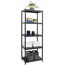 shelfr Industrial Design Standregal 61 x 41 x 170 cm Schwarz