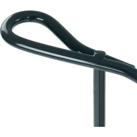 Estexo Teichzaun Set Zaunset Zaun 10 Elemente Steckzaun Gartenzaun Spitzbögen Anthrazit - Weiß