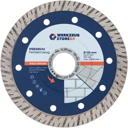 WS24 Diamanttrennscheibe Premium Feinsteinzeug 125 mm - WS24-100428