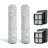 Tineco Filter-Set Zubehör-Set für S3 Extreme/iFloor Breeze/iFloor 3 Plus schwarz/weiß