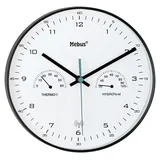 MEBUS Funk-Wanduhr 0,00 Mebus schwarz/weiß