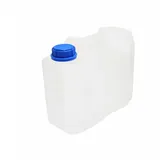 Systafex ® HDPE-Kanister Wasserkanister mit Deckel für LKW Camping Outdoor farblos Wohnmobil Festival (5 Liter)