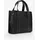 Valentino Aury Re Shopper Kunstleder Schwarz