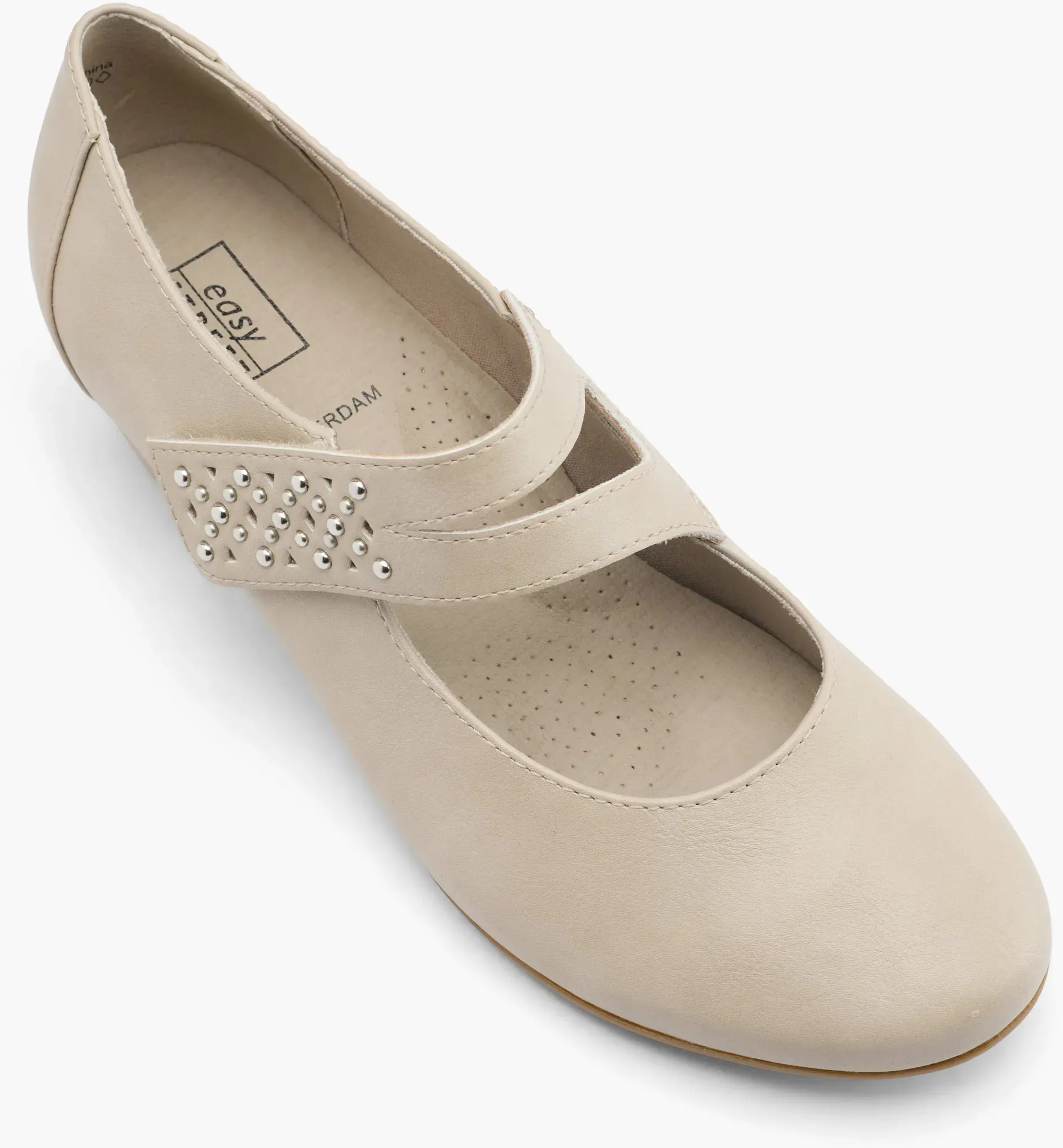 Easy Street  Spangenpumps Beige, Damen, Größe: 6 1/2, Material: Synthetik/Textil - Easy Street  Spangenpumps Beige, Damen, Größe: 6 1/2, Material: Synthetik/Textil - woman - Beige