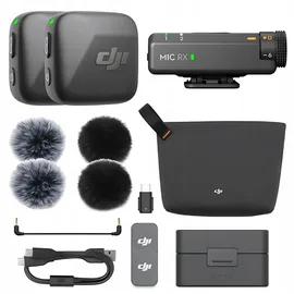 DJI Mic Mini (2 TX + 1 RX + Charging Case) Infinity Black