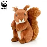 WWF Plüschtier Eichhörnchen (rotbraun, 15cm) lebensecht Kuscheltier Stofftier