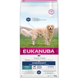 Eukanuba Daily Care Hundefutter für Übergewichtige Hunde 2 x 12 kg