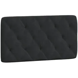 vidaXL Bettgestell mit LED ohne Matratze Schwarz 100x200 cm Samt