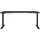 Germania Schreibtisch GERMANIA "Lemont", grau (graphit, schwarz, graphit), B:180cm H:72cm T:80cm, Tische, Schreibtisch, Elektrisch höhenverstellbarer Schreibtisch