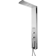 Evenes Wand-Brausepaneel Esben mit Mischer, Edelstahl gebürstet