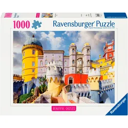 Puzzle RAVENSBURGER "Beautiful Castles - Nationaler Palast von Pena, Portugal", bunt, Puzzles, KinderB:70cm H:50cm, Pappe, Motiv, Made in Germany, B:70cm H:50cm