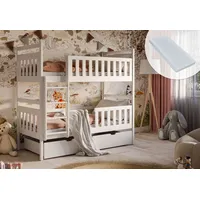 Kids Collective Hochbett 80 x 180 cm Kiefer massiv