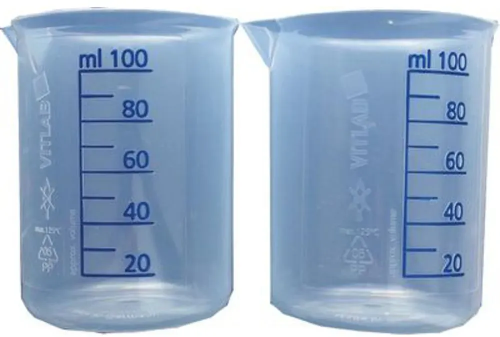Set Messbecher PP 100 ml, 2 Stück