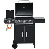 Outsunny Gasgrill Grillwagen
