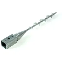 Gartenpirat Zaunpfosten Ø 9 cm x 795 cm Silber/feuerverzinkt