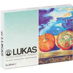LUKAS LUKAS Temperafarben farbsortiert 6x 19,0 ml