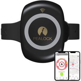 Pealock 2 - Smartes Schloss mit GPS und SIM schwarz