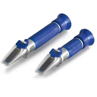 Analoges Refraktometer - Anwendungsbereich Urin - mit Serumprotein- und Urinskala - mit ATC