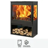 Panadero Kaminofen Diamant 3V Eco  (7,1 kW, Raumheizvermögen: 220 m3, Material Verkleidung: Stahl, Schwarz)