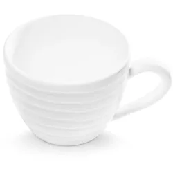 Gmundner Keramik Weißgeflammt, Teetasse Maxima (0,4L)