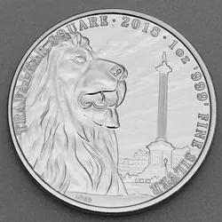 Silbermünze 1oz Trafalgar Square 2018 Landmarks of Britain (Großbritannien)