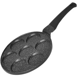 Pancakes Bratpfanne Pancake Pfannkuchen 3-fache Beschichtung Spiegeleier Oladji Marmor