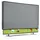 kwmobile 43" TV Abdeckung Indoor - Fernseher Hülle Bildschirmschutz Abdeckung - TV Bildschirm Staubschutzhülle - Fernsehabdeckung - Hellgrau