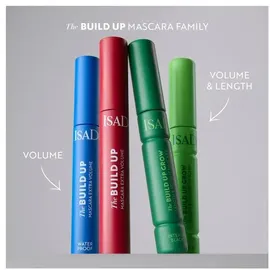 Isadora Build Up Mascara Extra Volume Mascara für XXL-Volumen Farbton 02 Dark Brown 10 ml
