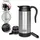 Heyner Reisewasserkocher 700 ml Schwarz/Silber