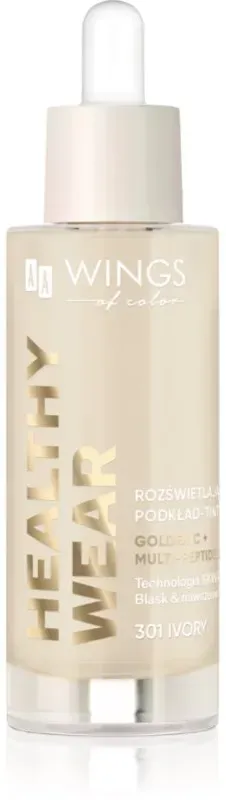 AA Wings of Color Healthy Wear Radiant Foundation aufhellendes, feuchtigkeitsspendendes Make-up Farbton 301 Ivory 30 ml