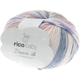universal yarn Strickgarn Baby Dream Lux Touch Mehrfarbig 115 m