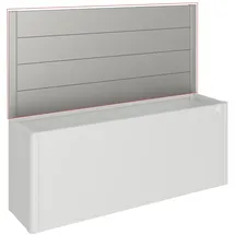 Biohort Sichtschutz Hochbeet 398,3 x 91 x 4 cm Quarzgrau-Metallic