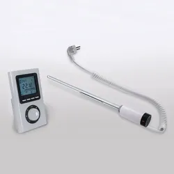 HSK Heizstab 4, 800 Watt zum elektrischen Betrieb mit Fernregler, silber