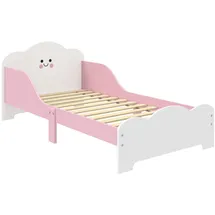 aiyaplay Kinderbett 70 x 140 cm MDF rosa