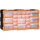 vidaXL Schubladeneinsatz Kunststoff 49x16x25,5 cm orange/schwarz