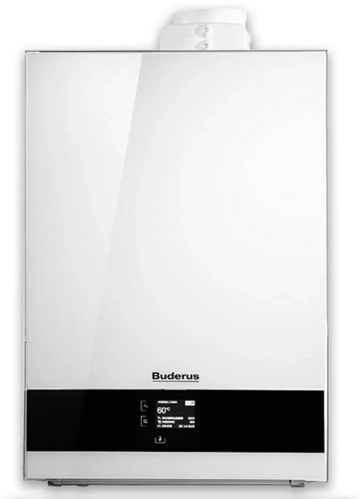 Gas-Brennwerttherme Buderus 50 kW GB192-50i Logamax Plus weiß