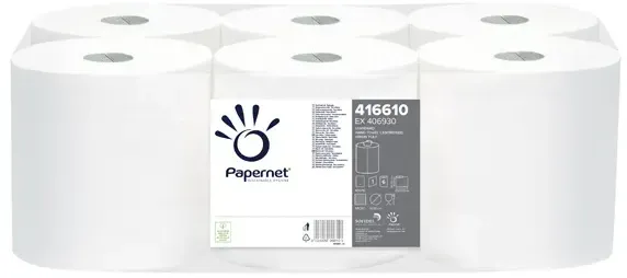 Handtuchrollen Werra Recycling hochweiß 20 cm x 292 m 6 Rollen/Paket, Innenabwicklung, 1-lagig, geprägt