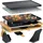 Kesser Raclette-Grill mit Naturgrillstein 8 Personen schwarz