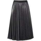 GOLDNER Plisseerock Damen Meliert/Grau 46