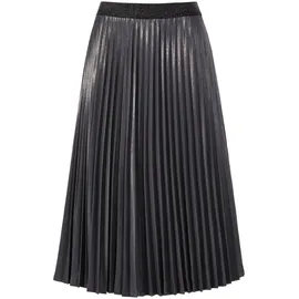 GOLDNER Plisseerock Damen Meliert/Grau 46