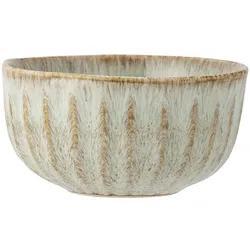 Bloomingville Fleur Schale hoch, Natur, Steingut, Ø 14xH7 cm