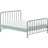 Vipack Metallbett »Bronxx«, (Made in Europe), aus Metall grün matt + grün matt + grün matt,