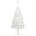 vidaXL Künstlicher Weihnachtsbaum Weiß 240 cm
