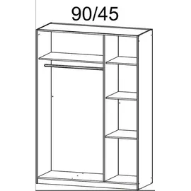 Rauch Kombischrank Freising weiß