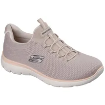 SKECHERS Summits Damen Slip-On Sneaker Beige/Taupe 42