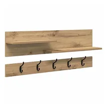 vidaXL Hängenachtschrank Artisan-Eiche 90 x 15 x 36 cm Eiche