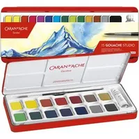 Caran CDache Gouache Studio 15 St. mehrfarbig